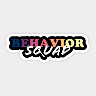 behavior squad Sticker